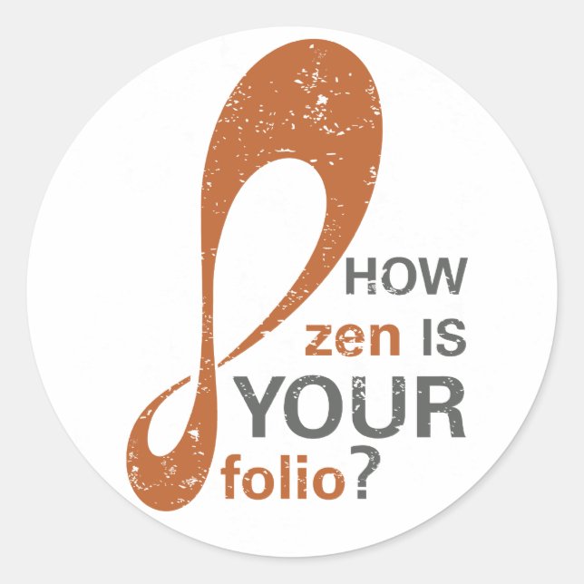 How Zen? Sticker (Front)