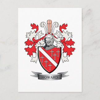 Howard Coat of Arms Postcard