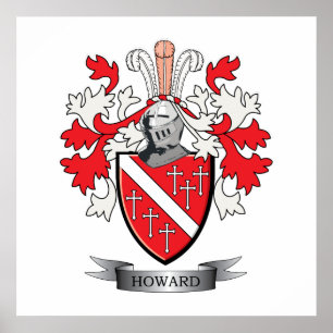 Howard Coat of Arms Poster