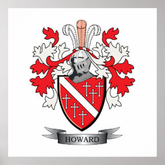 Howard Coat of Arms Poster