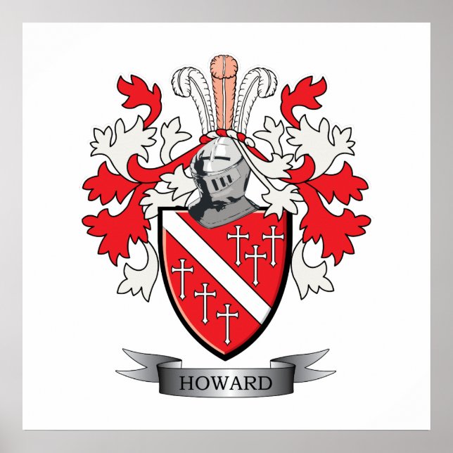 Howard Coat of Arms Poster (Front)