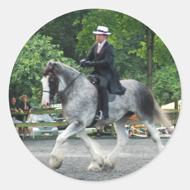 howard county fair classic round sticker (Front)