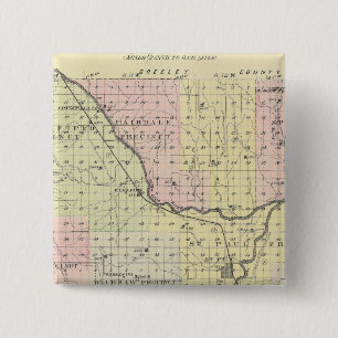 Howard County, Nebraska 2 Inch Square Button