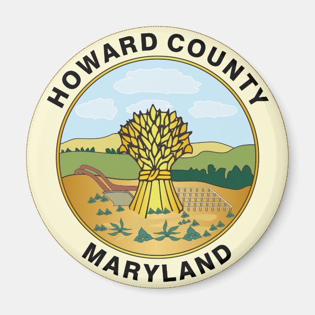 Howard County seal Magnet (Front)
