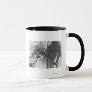 Howard Hughes Pilot Boarding Plane in Full Mug