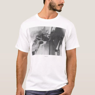 Howard Hughes Pilot Boarding Plane in Full T-Shirt