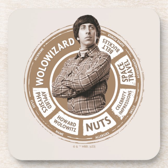 Howard Info Graphic Coaster (Front)