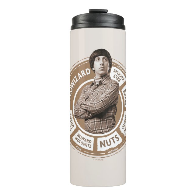 Howard Info Graphic Thermal Tumbler (Front)