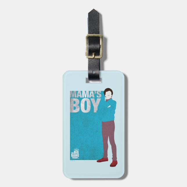 Howard | Mama's Boy Luggage Tag (Front Vertical)
