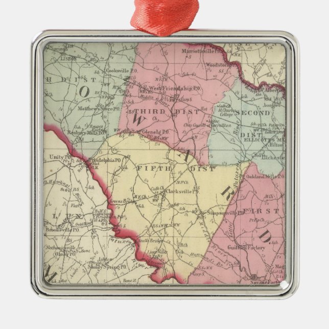 Howard Metal Ornament (Front)