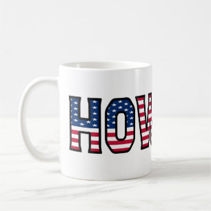 Howard Name Prénom USA styled Tasse Café