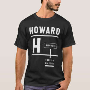 Howard Personalized Name Birthday Gift T-Shirt