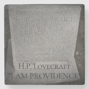 Howard Phillips Lovecraft - Providence, RI Writer Stone Coaster