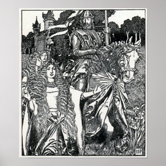 Howard Pyles "King Arthur" Poster (Front)