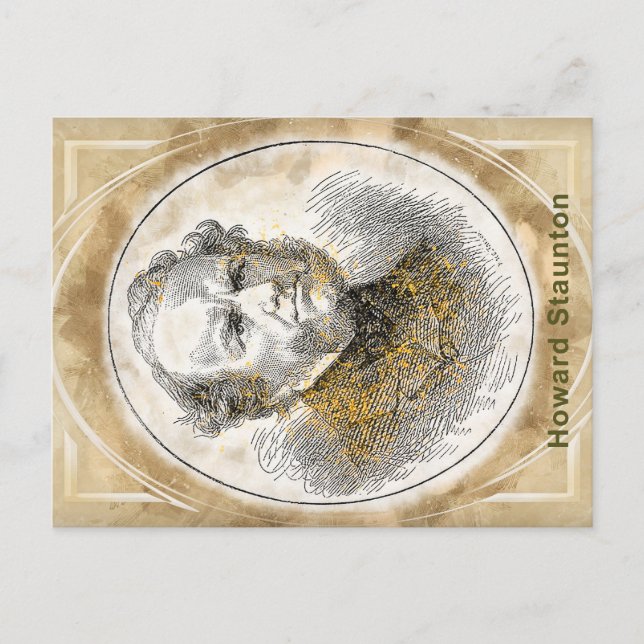 Howard Staunton, Postcard (Front)