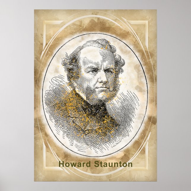 Howard Staunton Poster (Front)