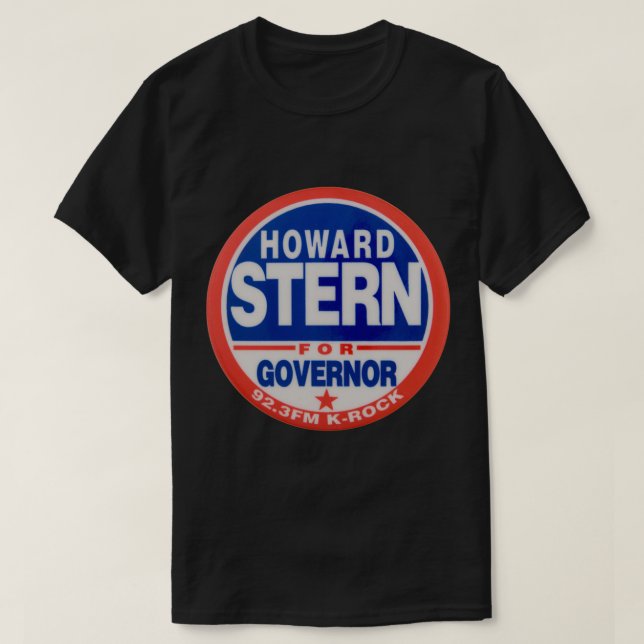 Howard Stern Pour T-Shirt Classique Gouverneur (Design devant)