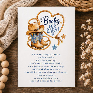 Howdy Baby Cowboy Books for Baby Card