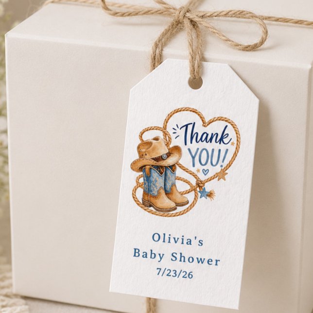Howdy Baby Cowboy Gift Tag (Creator Uploaded)