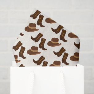 Howdy Baby! Cowboy Western Baby Shower Tissue Paper