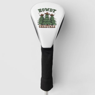 Howdy Christmas Cactus Western Xmas Golf Head Cover