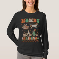 Howdy Christmas Santa Riding Horse Xmas Western Re