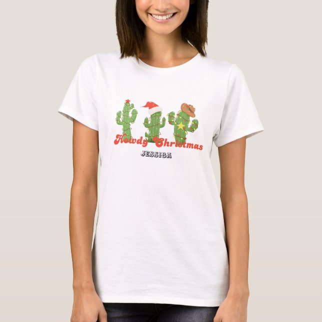 Howdy Christmas T-Shirt (Front)