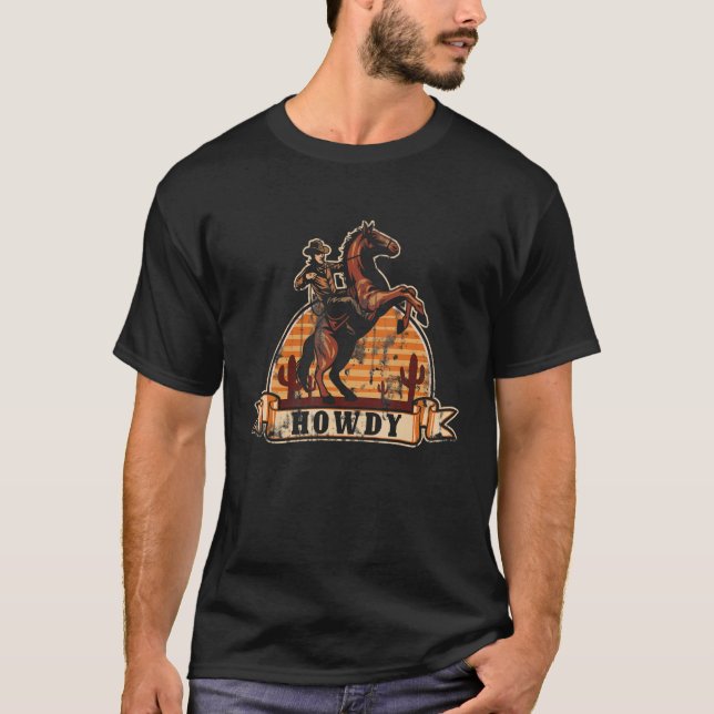 Howdy Cowboy T-Shirt (Front)