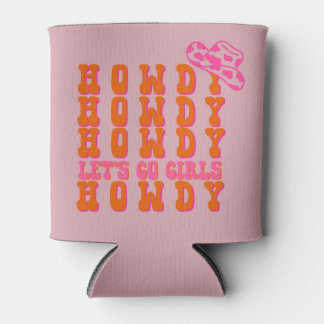 Howdy cowgirl can cooler