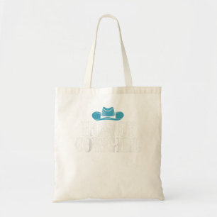Howdy Cowgirl Western Country Southern Apparel Rag Tote Bag