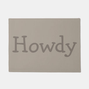 Howdy Doormat Gift
