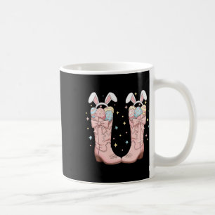 Howdy Easter Western Easter Bunny Cowboy Boots Eas Coffee Mug