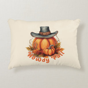 Howdy Fall – Rustic Autumn Vibes Accent Pillow
