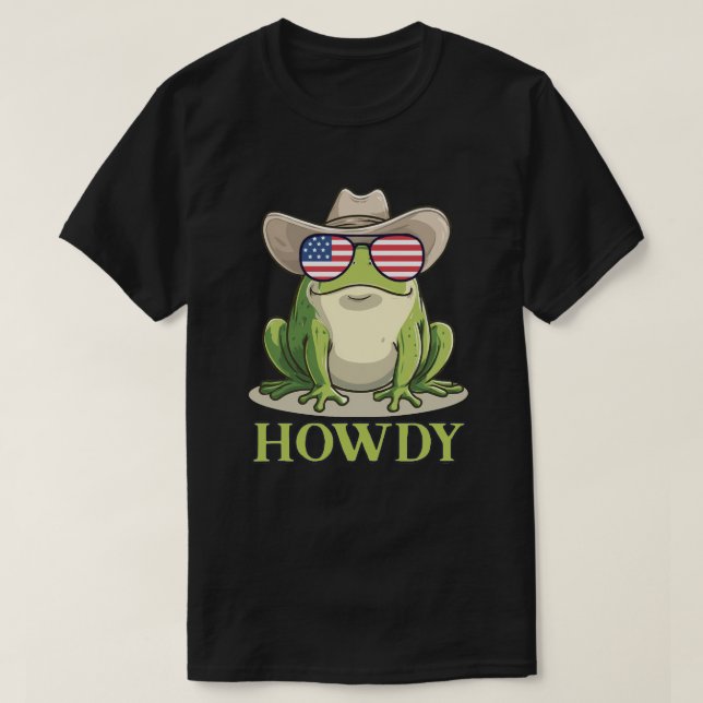 Howdy Frog T-Shirt (Design Front)