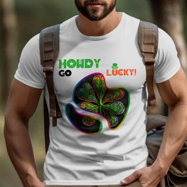 Howdy Go Lucky! - Green Glow Dance Party T-Shirt (Creator Uploaded)