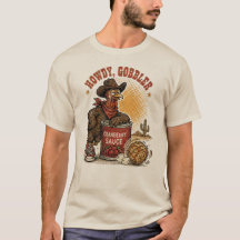 Howdy, Gobbler Turkey Thanksgiving Design