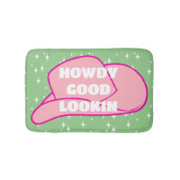 Howdy Good Lookin Rancher Cowboy Hat Green Dorm