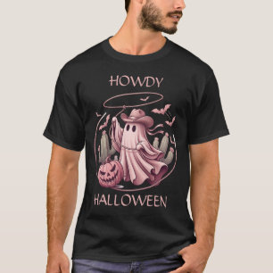 Howdy Halloween Desert Ghost Lasso T-Shirt