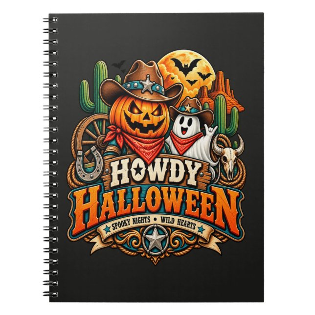 Howdy Halloween  Notebook (Front)