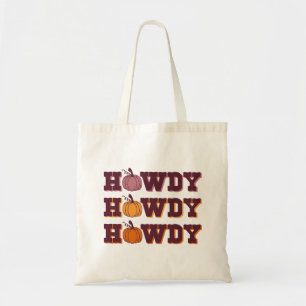 Howdy Halloween Tote Bag