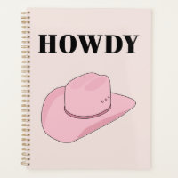 Howdy Pink Cowboy Hat