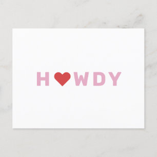 Howdy Postcard