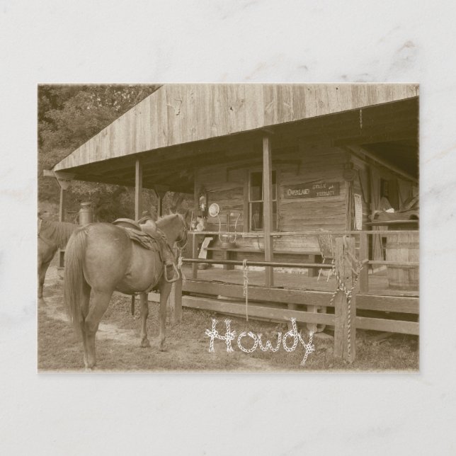 Howdy Postcard (Front)