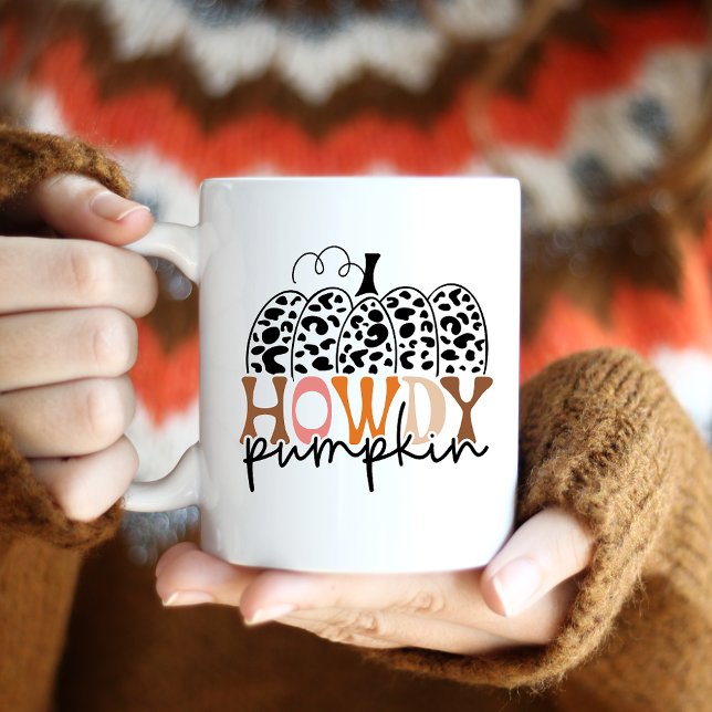 Howdy Pumpkin Fall Coffee Mug (Creator Uploaded)