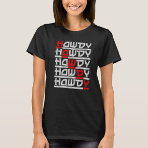 Howdy Rodeo Western Retro Vintage Country Southern T-Shirt