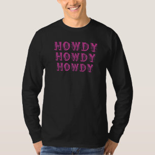 Howdy Rodeo Western Retro Vintage Country Southern T-Shirt