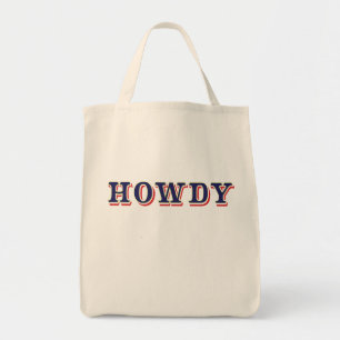 Howdy  tote bag