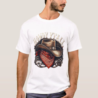 Howdy Y'all Cowboy Hat and Bandana T-Shirt