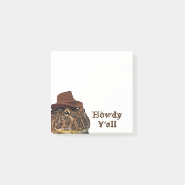 Howdy Y'all Post-it Notes (Front)