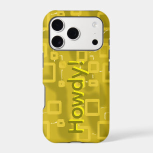 Howdy Yellow Geometric